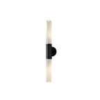 Applique da parete in vetro a onda d'acqua nordica in ottone LED 1 luce