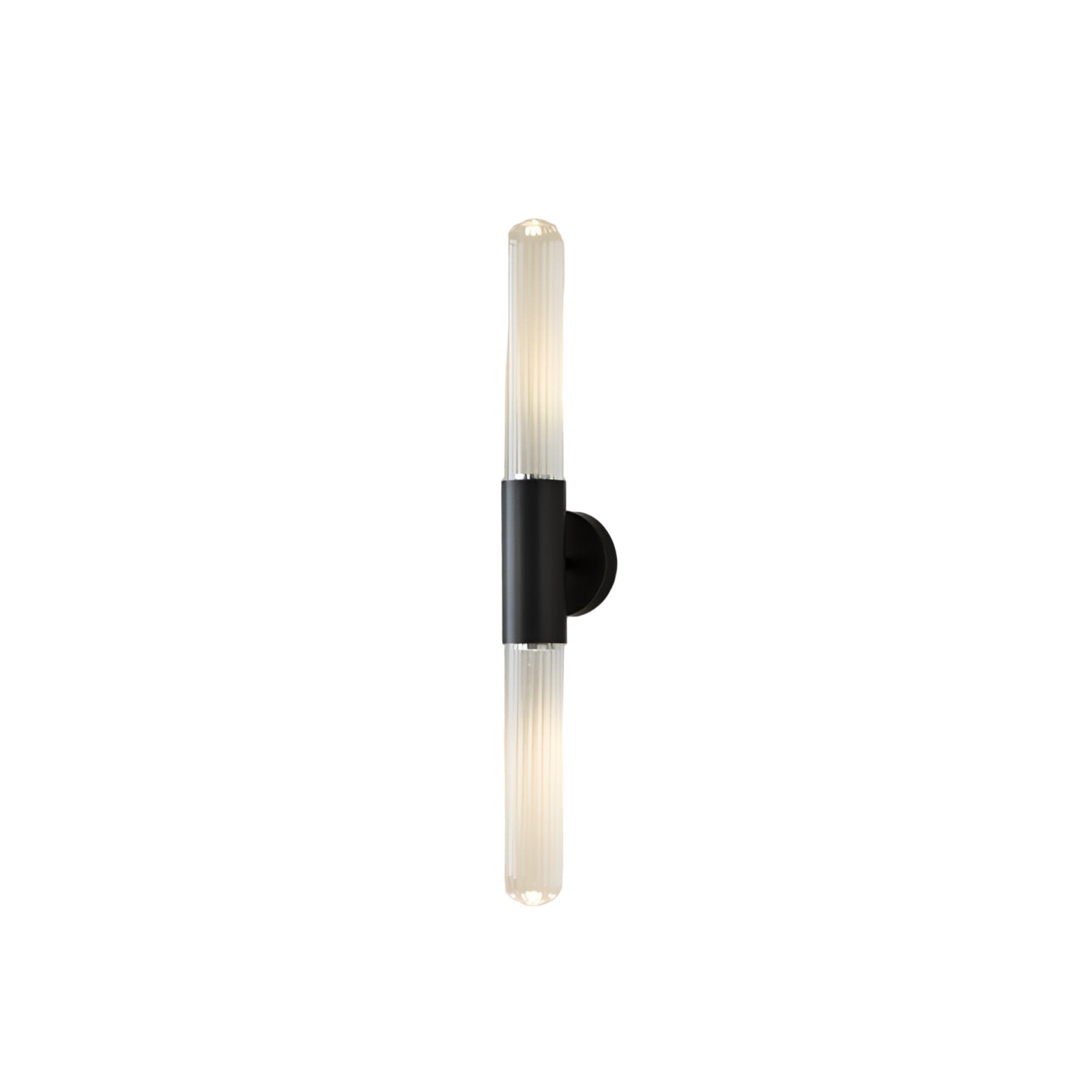 Applique da parete in vetro a onda d'acqua nordica in ottone LED 1 luce