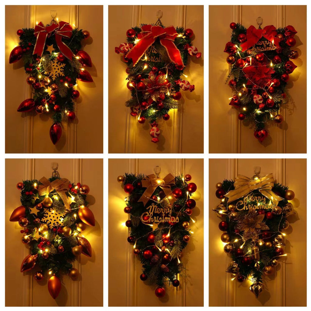 Corona di Natale Festiva – Decorazione Natalizia per Porta e Muro