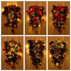 Corona di Natale Festiva – Decorazione Natalizia per Porta e Muro