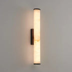 Applique da Parete LED 1 Luce in Marmo Spagnolo Minimalista Moderno con Rame