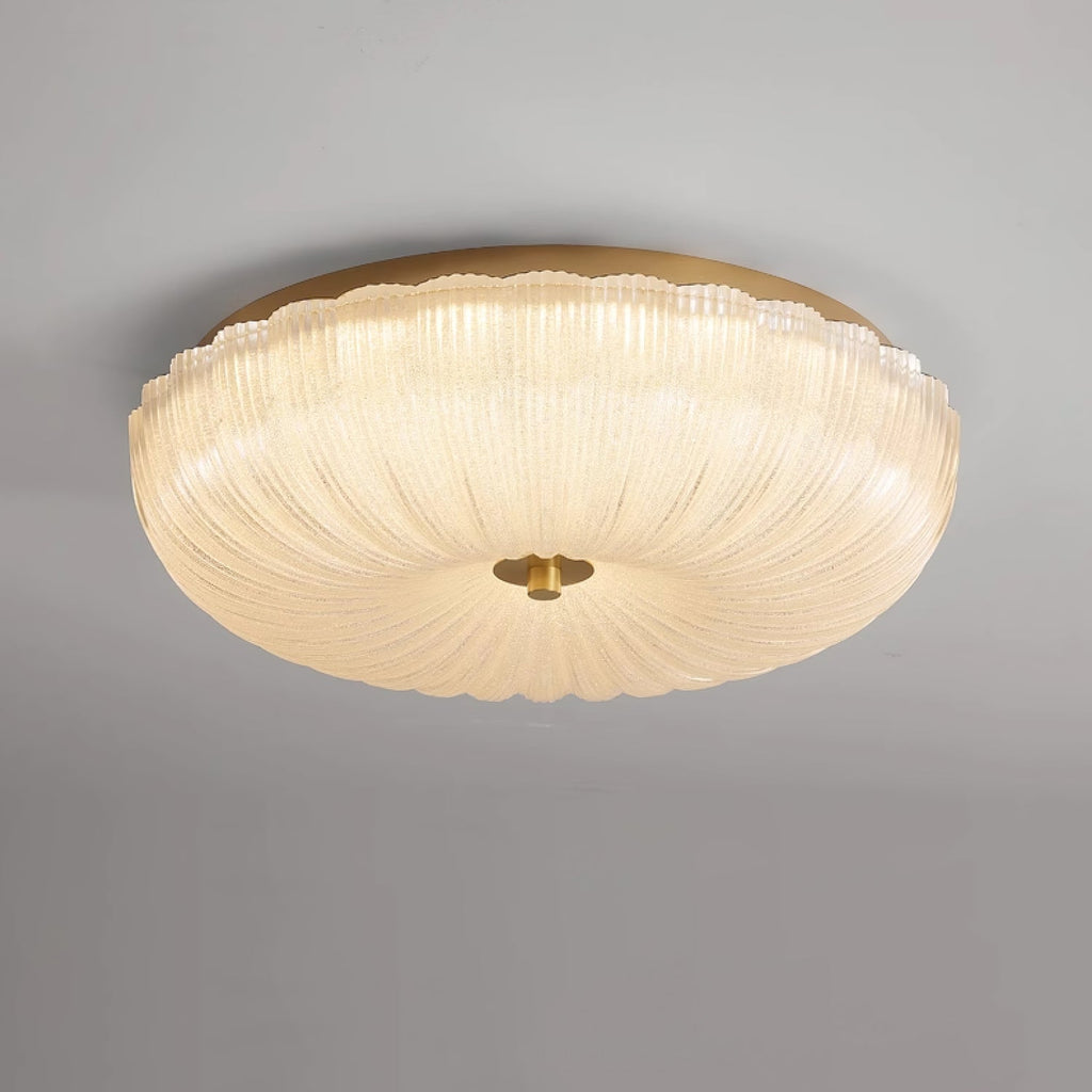 Lampada da Soffitto Halo Vetro Ondulato