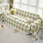 Coperta Decorativa Geruite – Plaid Morbido per Divano e Letto