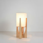 Kanso | Lampada da Terra Minimalista Wabi-Sabi con Luce Ambientale Morbida