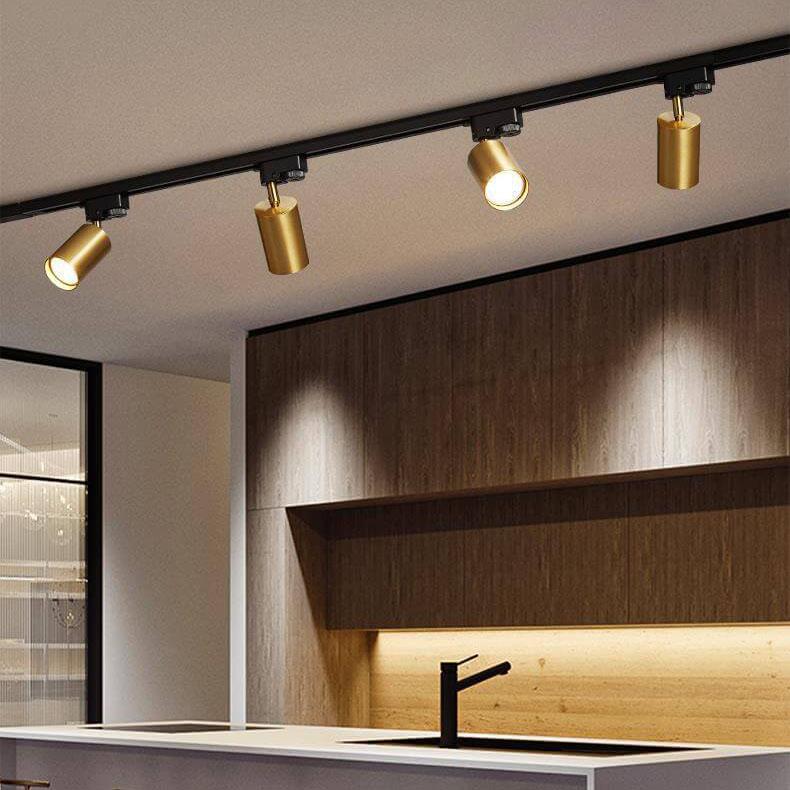 Illuminazione a Binario Moderna con 3/4/5 Luci LED a Incasso