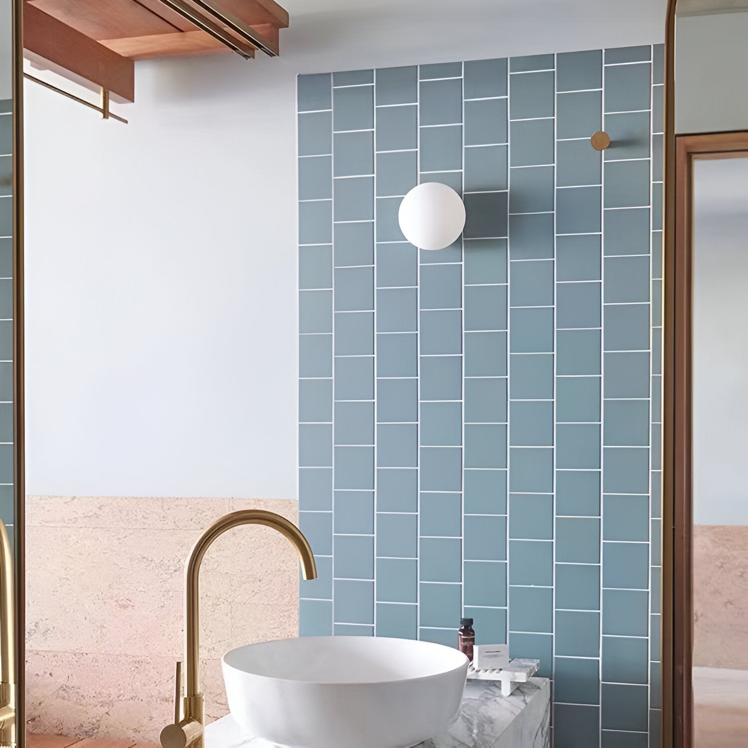 Applique da Parete in Vetro Rotondo Minimalista LED 1 Luce