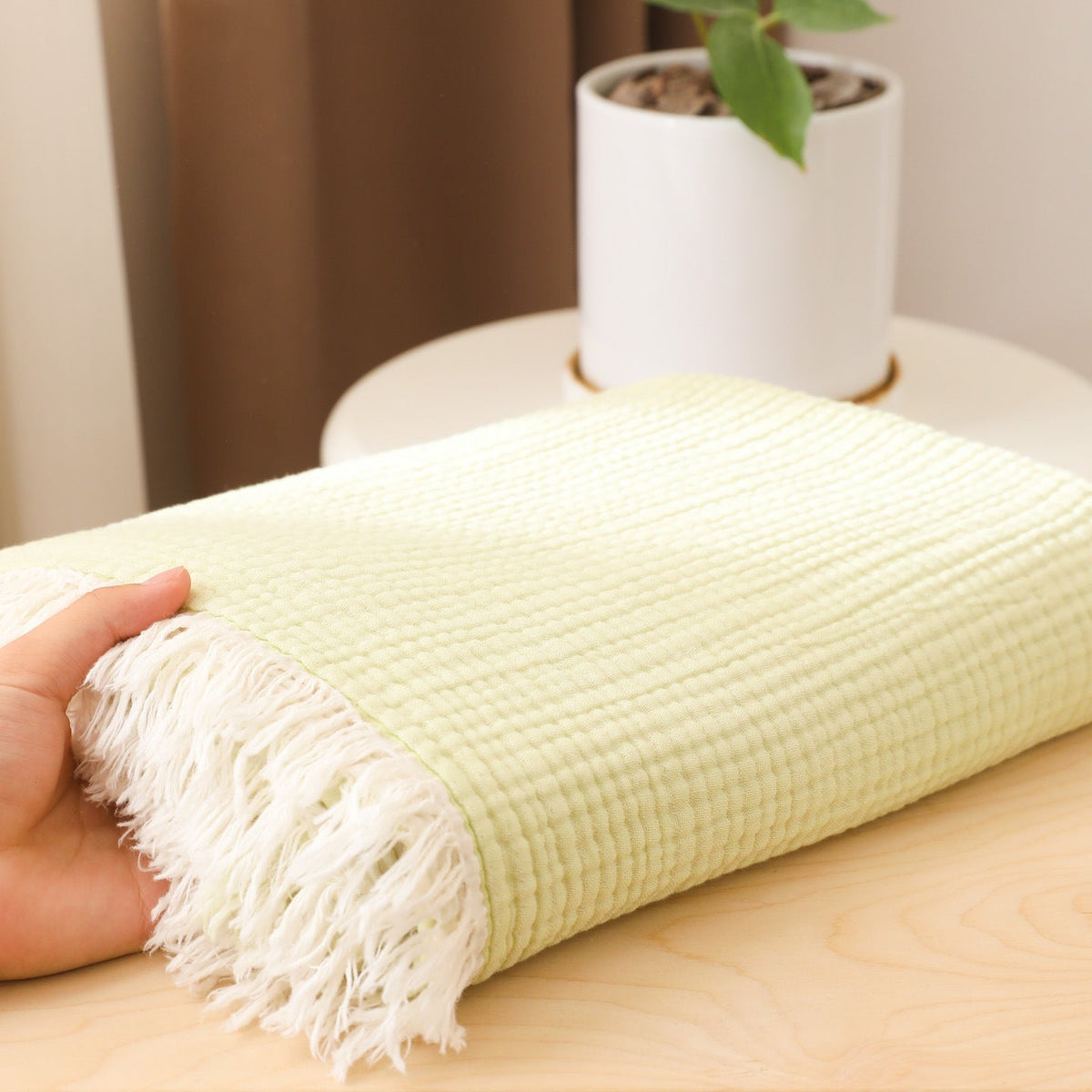 Plaid a Righe per Donne – Coperta Morbida e Stilosissima