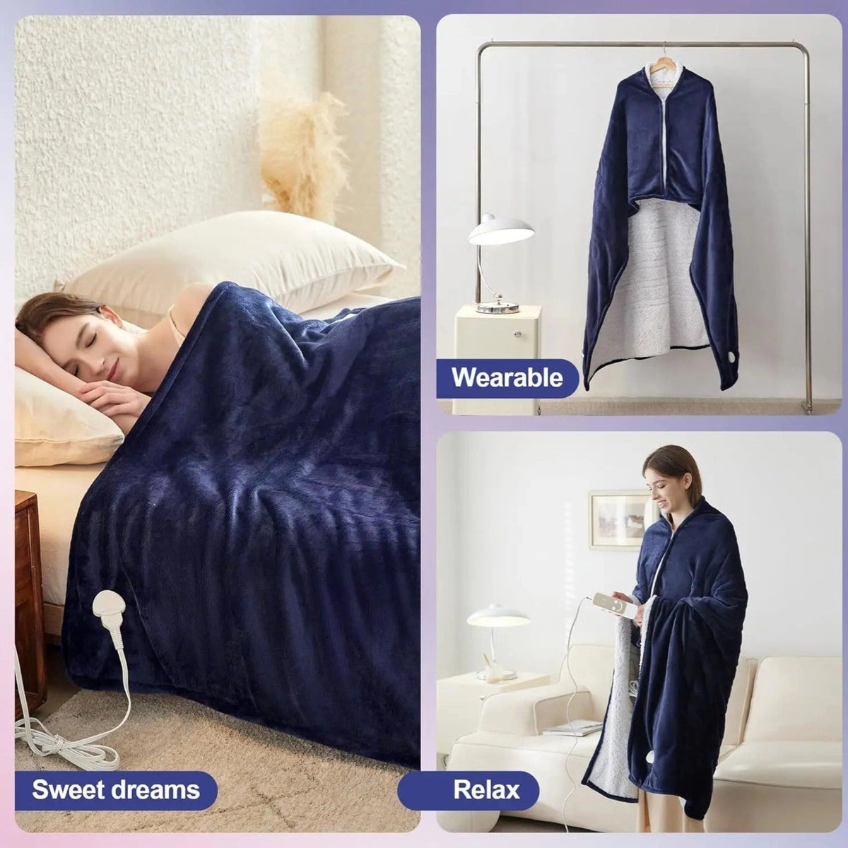 Coperta Scaldosa – Morbida Coperta Elettrica per Casa