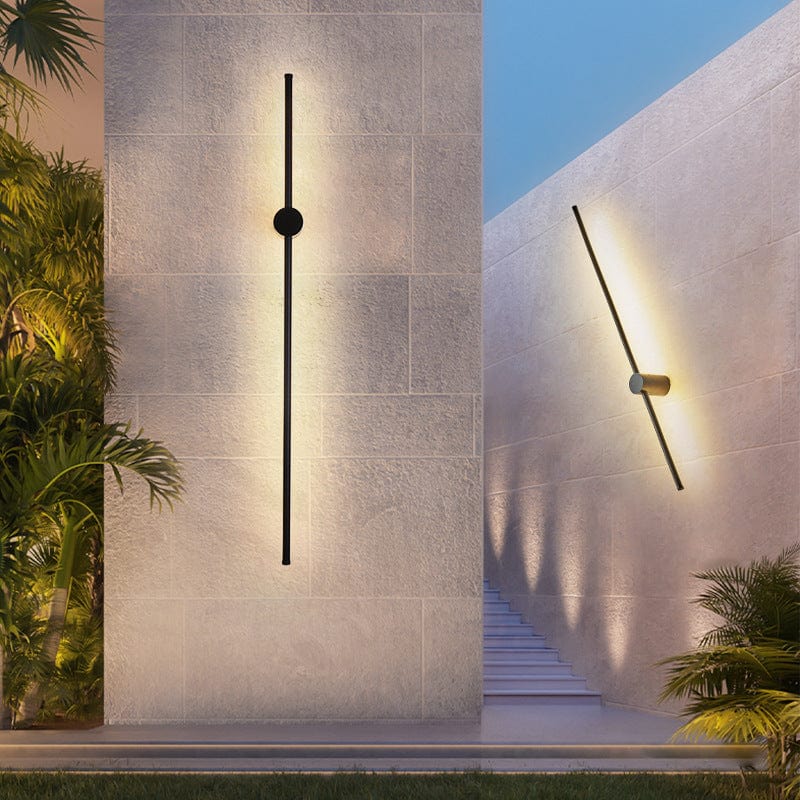 Lampada da Parete Lineare Minimalista per Esterni
