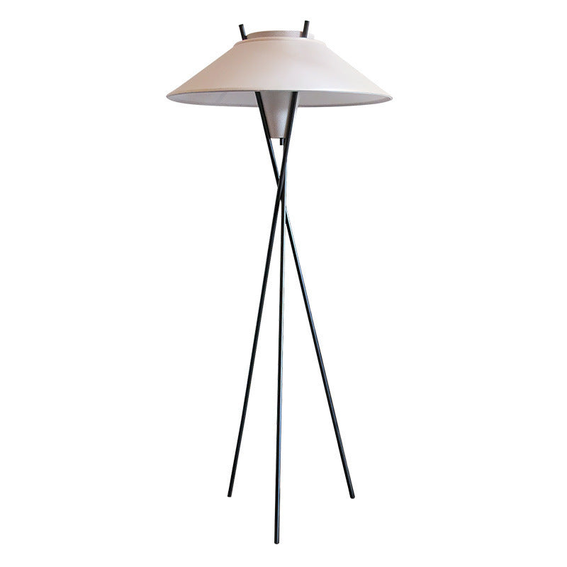 Lampada da Terra Minimalista a Treppiedi – Lampada di Design Moderna per Soggiorno