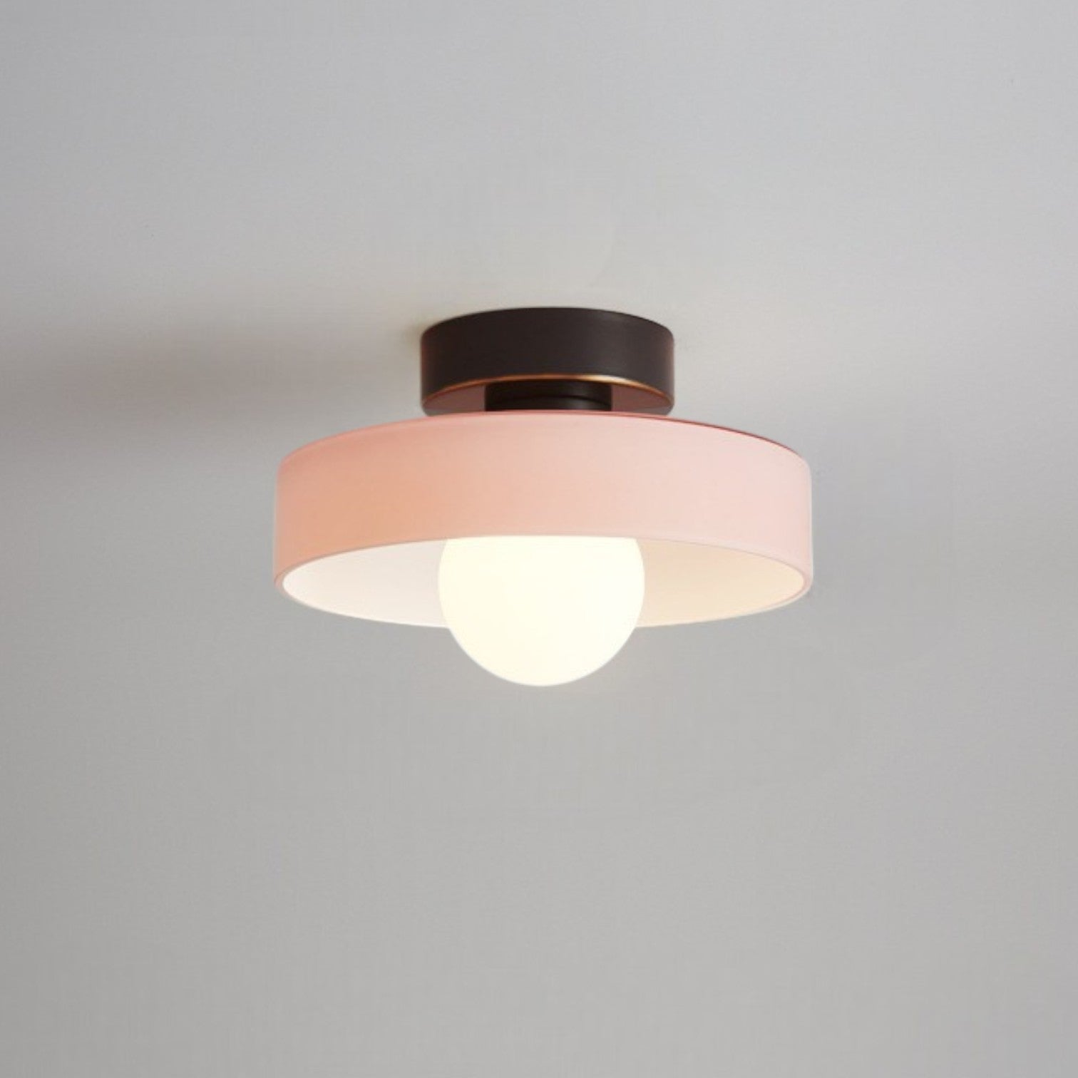 Lampada da soffitto LED in vetro Bauhaus 1 luce