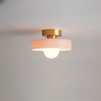 Lampada da soffitto LED in vetro Bauhaus 1 luce