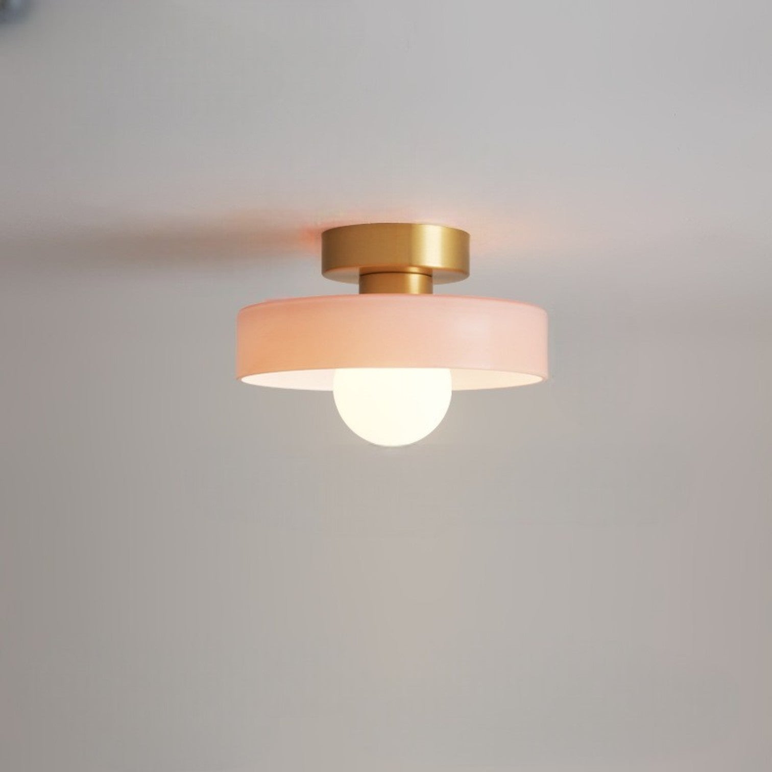 Lampada da soffitto LED in vetro Bauhaus 1 luce