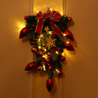 Corona di Natale Festiva – Decorazione Natalizia per Porta e Muro