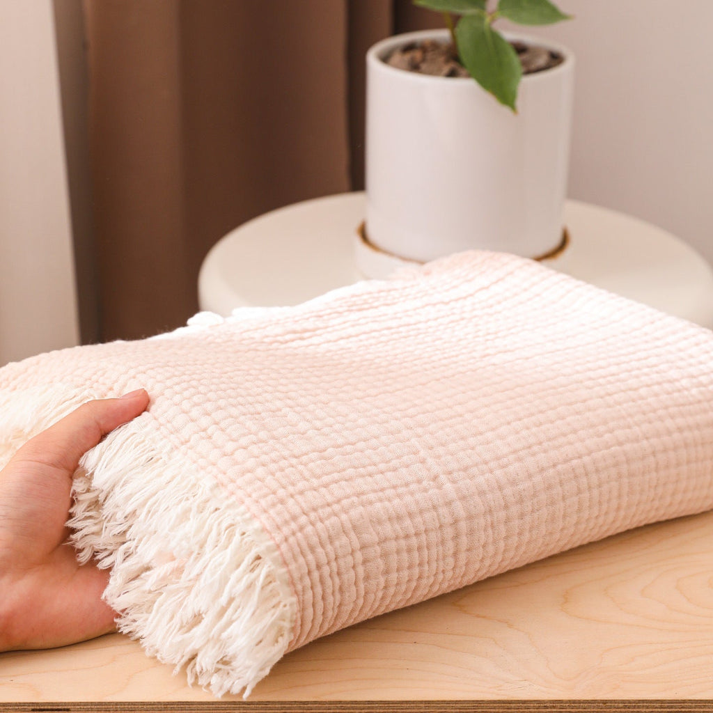 Plaid a Righe per Donne – Coperta Morbida e Stilosissima