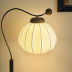 Lampada da Terra Curva con Paralume Regolabile – Lampada di Design Moderna