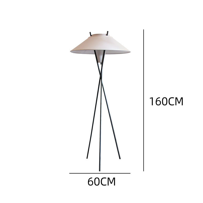 Lampada da Terra Minimalista a Treppiedi – Lampada di Design Moderna per Soggiorno