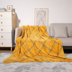 Plaid in Fleece di Peluche con Motivo Scozzese – Morbido e Caldo Plaid per Divano e Letto