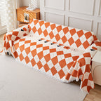Coperta Decorativa Geruite – Plaid Morbido per Divano e Letto
