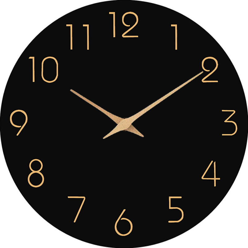TimeAura – Orologio da parete moderno con numeri audaci e design elegante