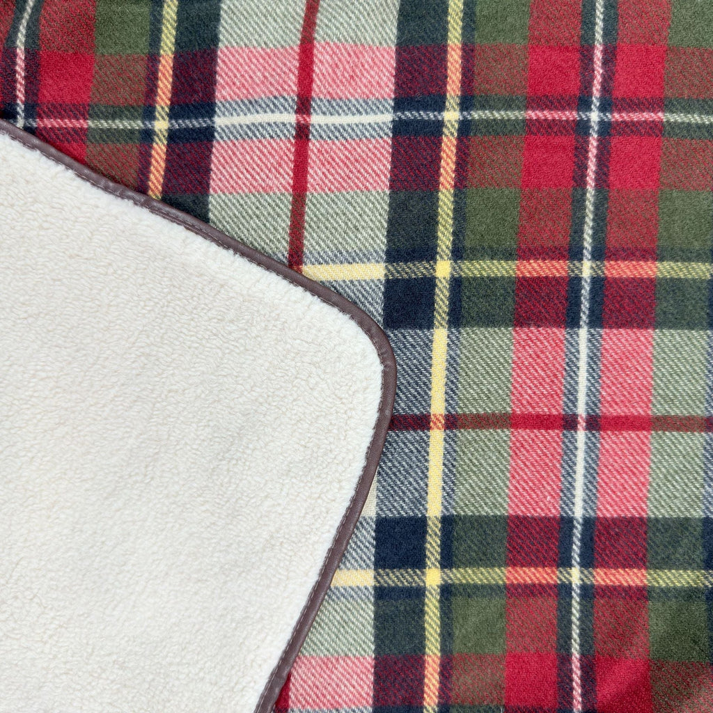 Coperta in Fleece a Quadri – Plaid Morbido e Caldo per Divano e Letto