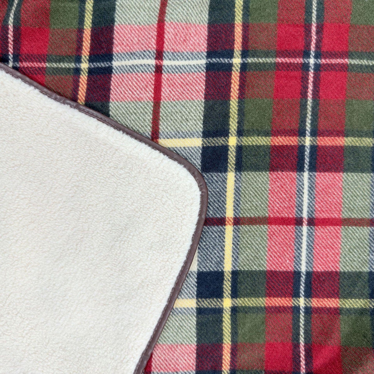 Coperta in Fleece a Quadri – Plaid Morbido e Caldo per Divano e Letto