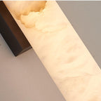 Applique da Parete LED 1 Luce in Marmo Spagnolo Minimalista Moderno con Rame