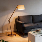 Lampada ad Arco Regolabile – Lampada da Terra Moderna con Design Curvo