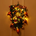 Corona di Natale Festiva – Decorazione Natalizia per Porta e Muro