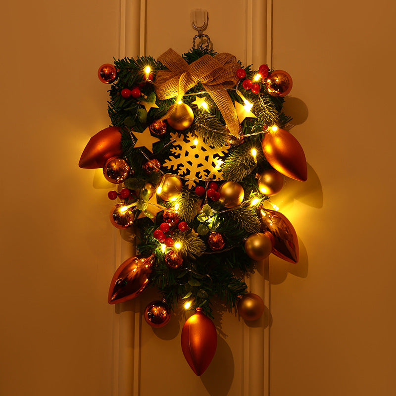 Corona di Natale Festiva – Decorazione Natalizia per Porta e Muro
