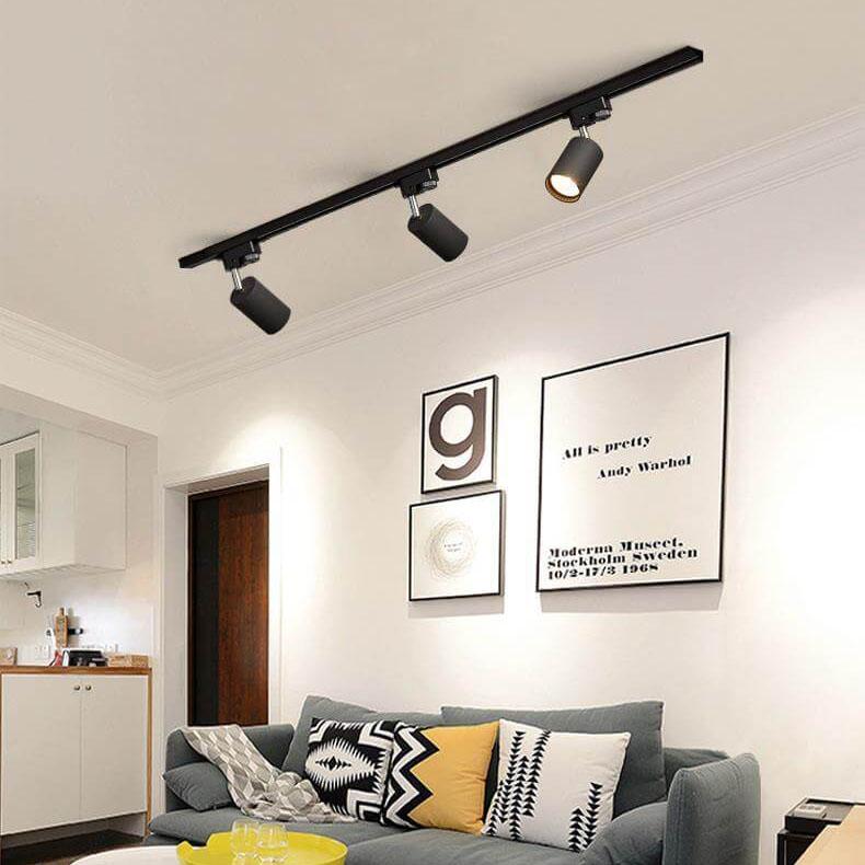 Illuminazione a Binario Moderna con 3/4/5 Luci LED a Incasso