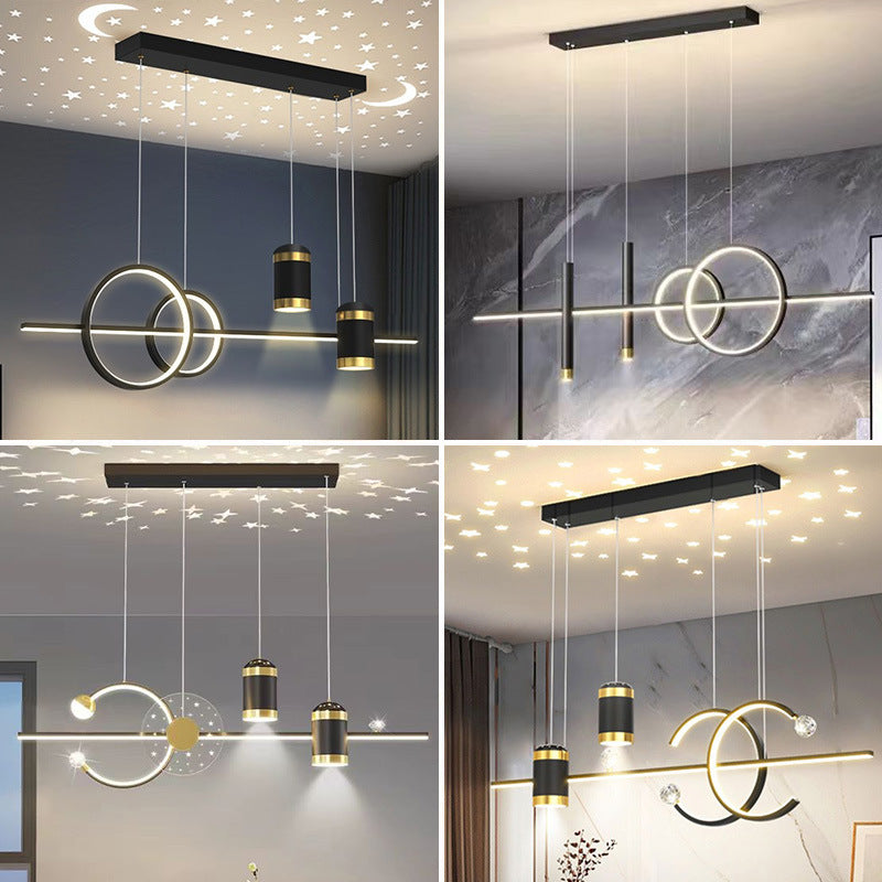 Lampadario Proiettore Moderno Semplice con Cielo Stellato