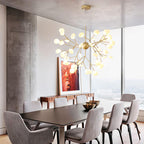 Lampadari LED Firefly Moderni in Metallo con 27/36 Luci