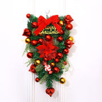 Corona di Natale Festiva – Decorazione Natalizia per Porta e Muro