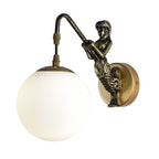 Applique da parete Vintage Rustico Sirena 1 Luce