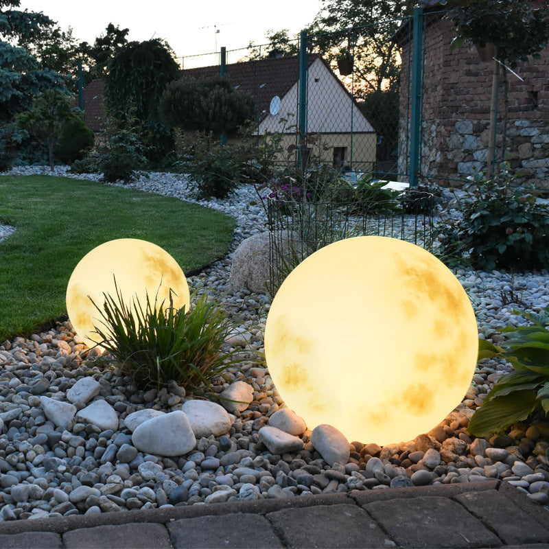 Lampada da Giardino Solare a Forma di Luna