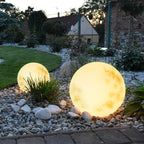 Lampada da Giardino Solare a Forma di Luna