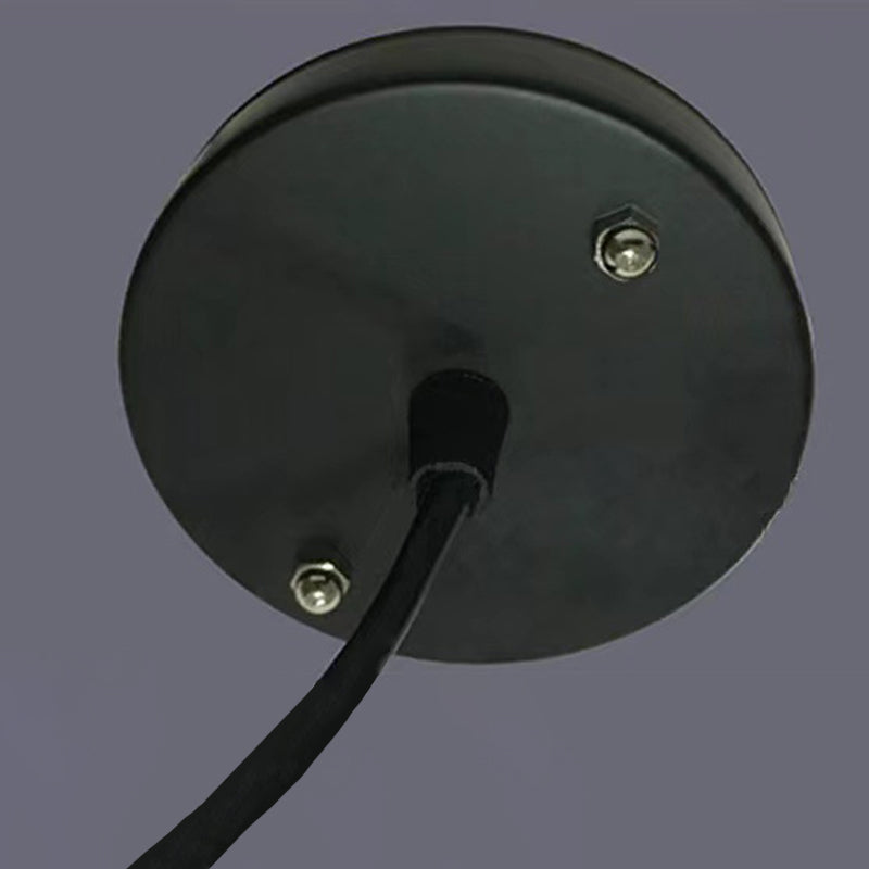 Lampada a Sospensione Contemporanea Industriale Colorata in Resina con 1 Luce