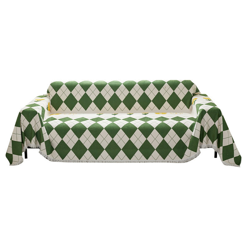 Coperta Decorativa Geruite – Plaid Morbido per Divano e Letto
