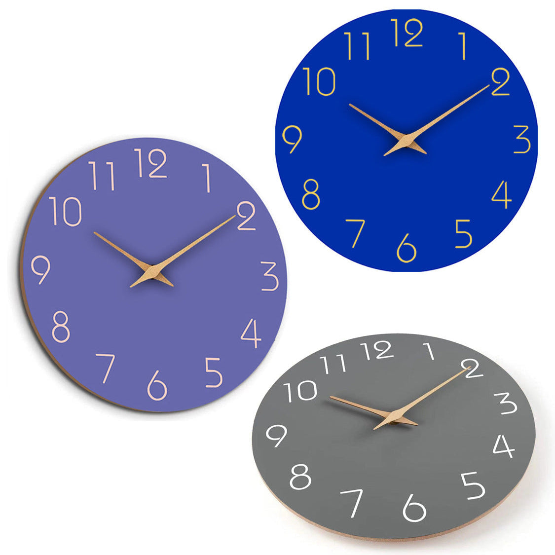 TimeAura – Orologio da parete moderno con numeri audaci e design elegante