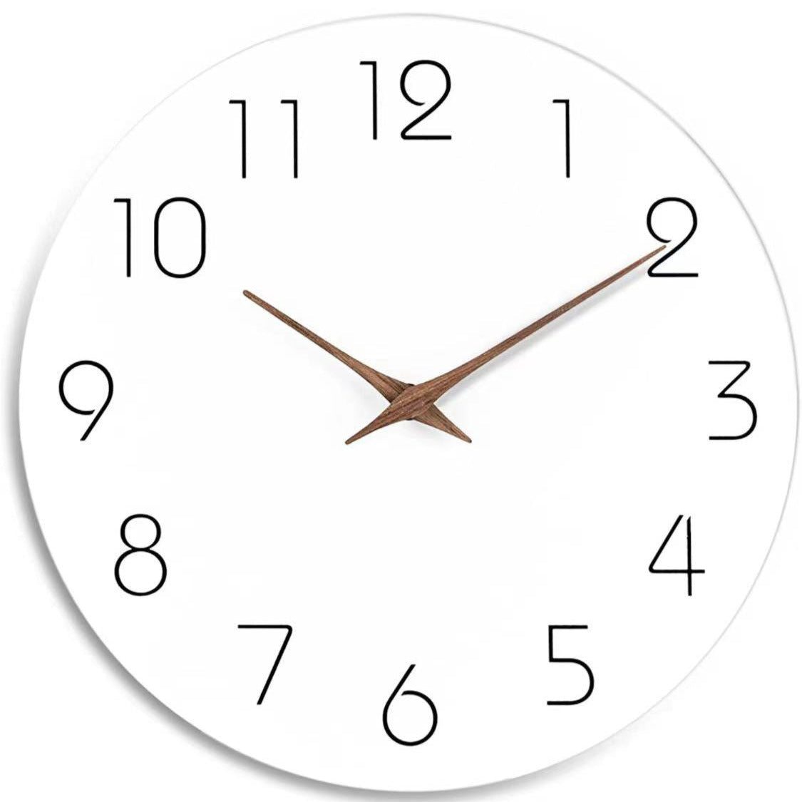 TimeAura – Orologio da parete moderno con numeri audaci e design elegante