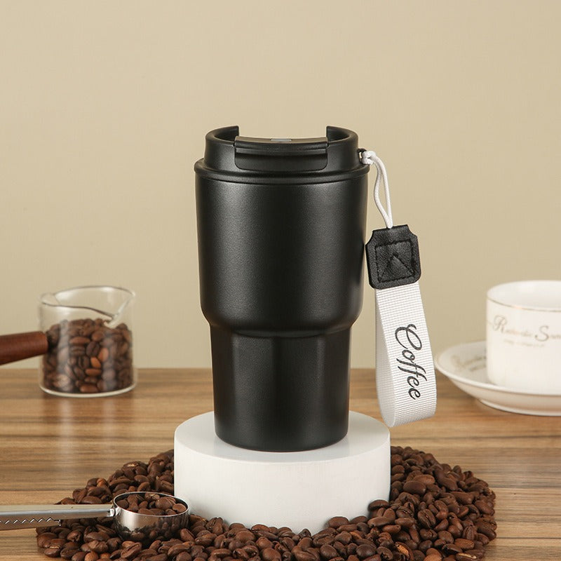 Bicchiere da Caffè per Donne con Coperchio in Silicone – Tazza da Viaggio Riutilizzabile