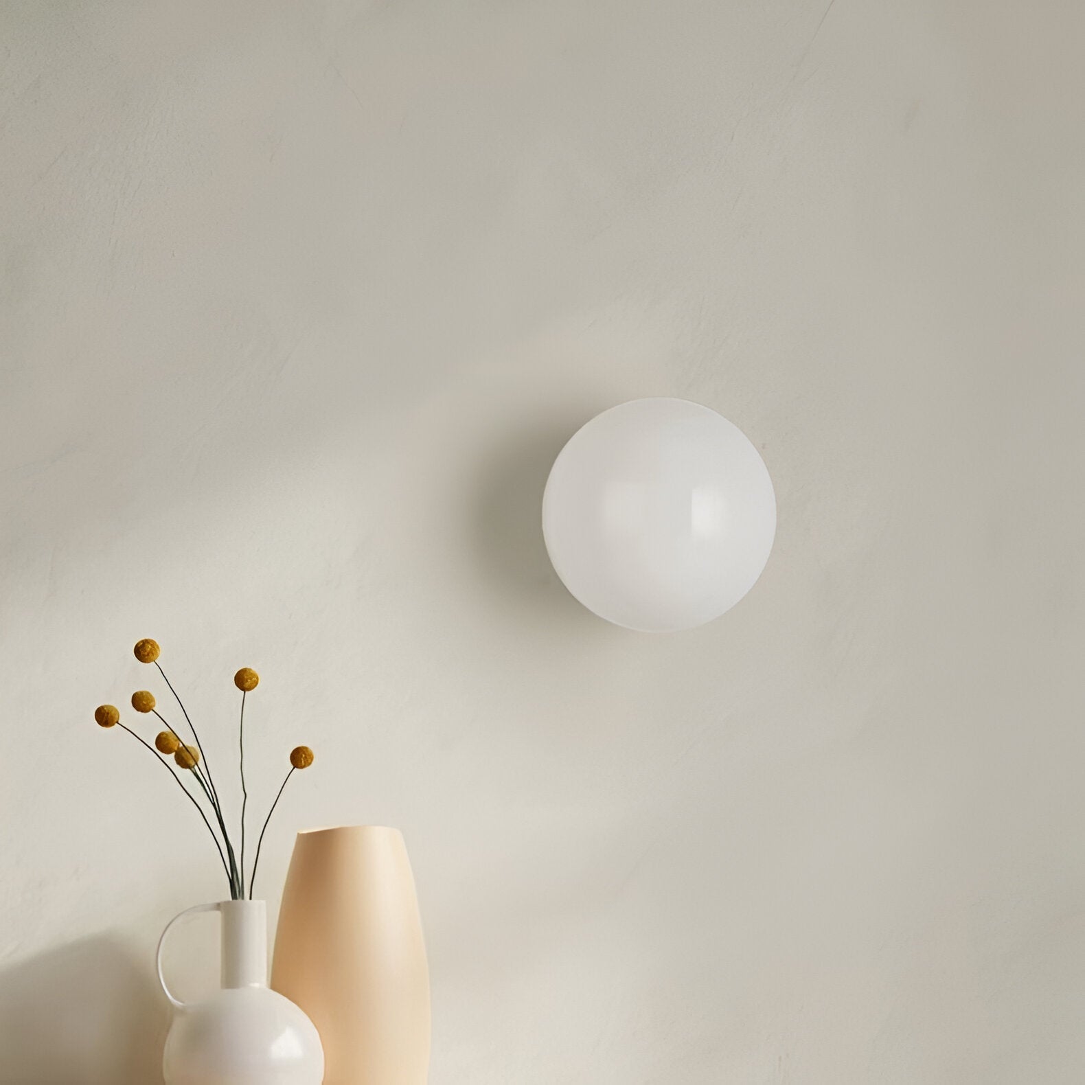 Applique da Parete in Vetro Rotondo Minimalista LED 1 Luce