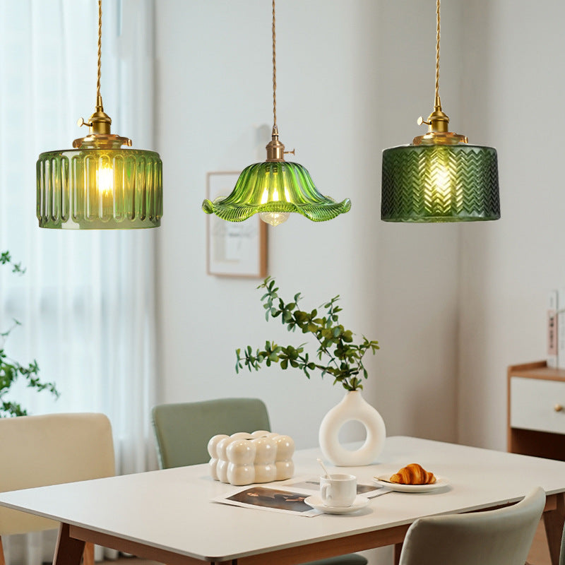 Lampadario in Vetro Creativo Vintage Nordico Unico