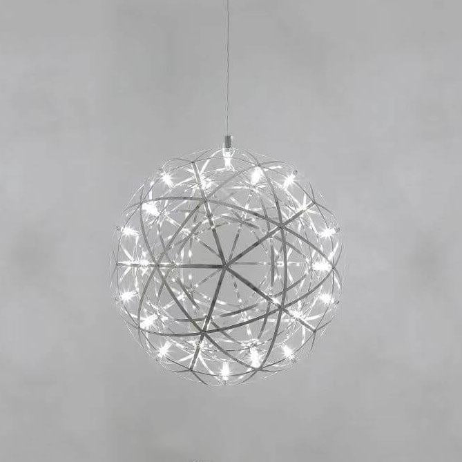 Lampadario Pendente Creativo Contemporaneo in Ferro con 12 Luci LED Fuochi d'Artificio per Soggiorno