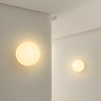 Applique da Parete in Vetro Rotondo Minimalista LED 1 Luce