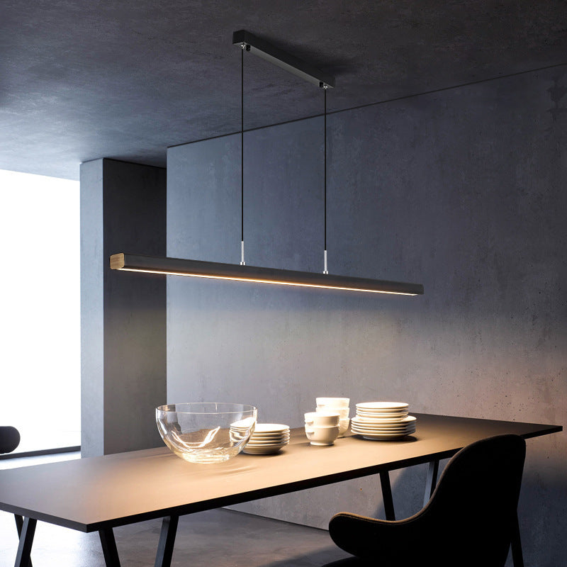 Lampada a sospensione scandinava minimalista lineare