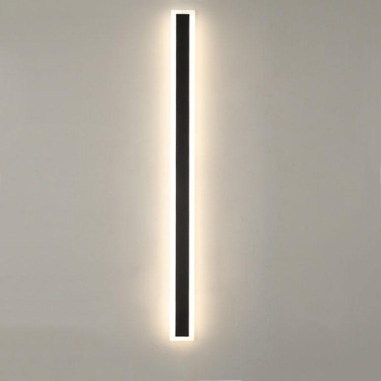 Lampada da Parete Esterno Waterproof LED Acrilica Minimalista a Forma di Barra Allungata con 1 Luce