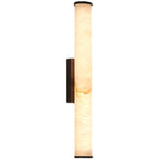 Applique da Parete LED 1 Luce in Marmo Spagnolo Minimalista Moderno con Rame