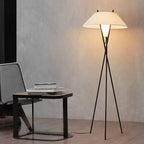 Lampada da Terra Minimalista a Treppiedi – Lampada di Design Moderna per Soggiorno